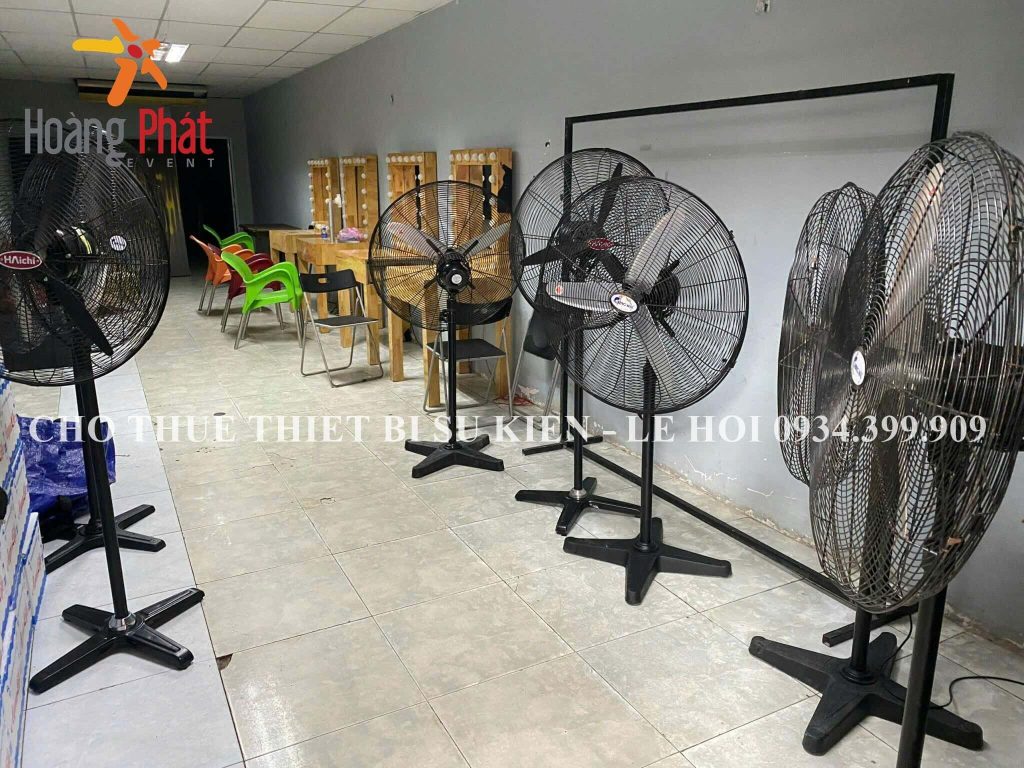 cho thuê quạt thổi khô sàn