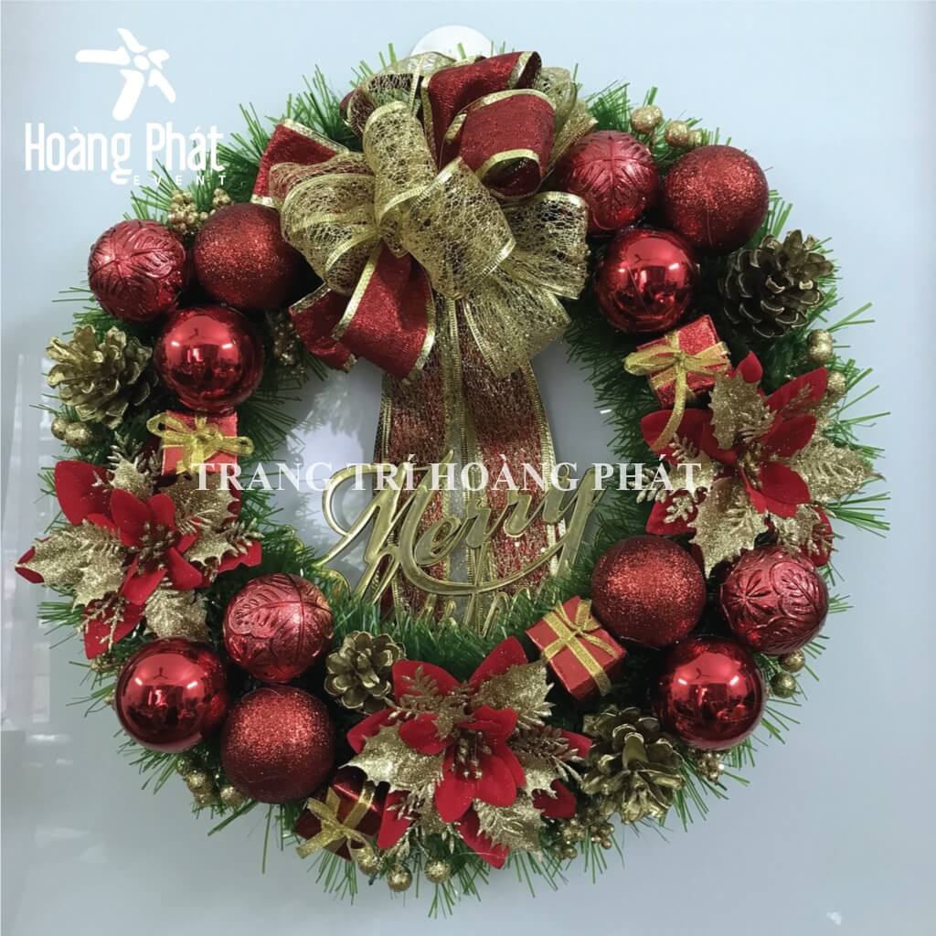 vòng nguyệt quế noel giáng sinh