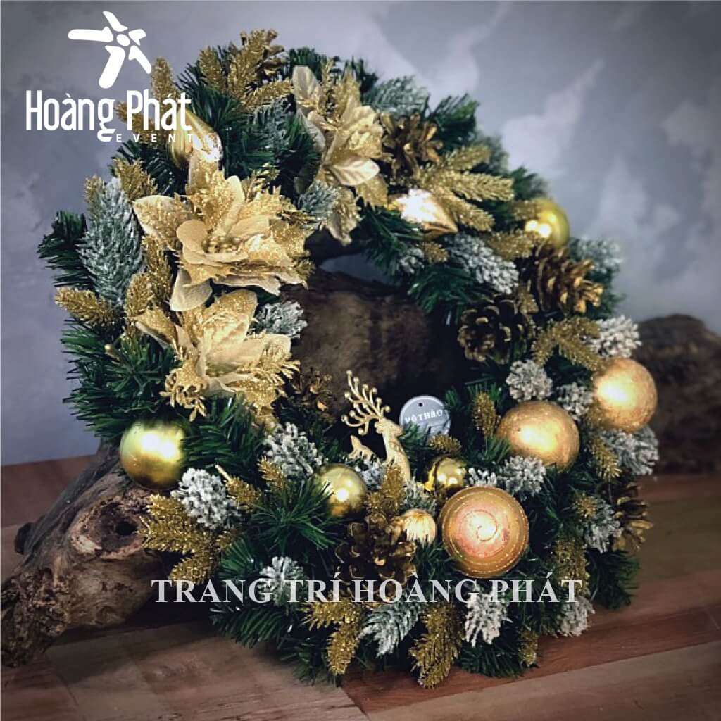 vòng nguyệt quế noel giáng sinh