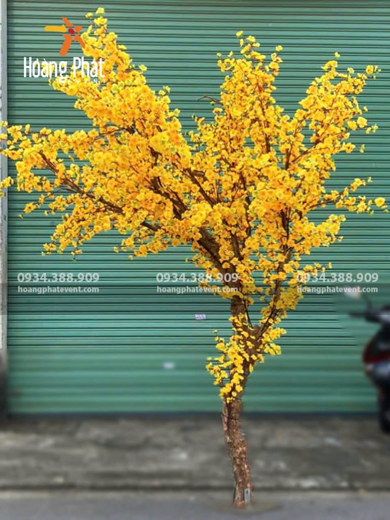 cây mai giả đẹp trang trí tết
