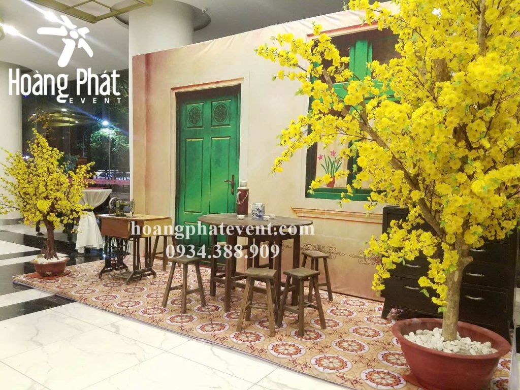 cho thuê cây mai giả