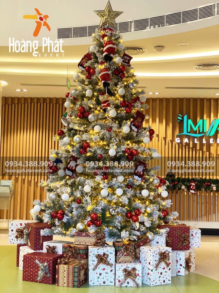 cho thuê cây thông trang trí noel giáng sinh 