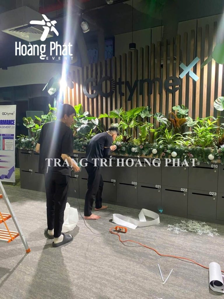 Thi công trang trí noel cho văn phòng công ty