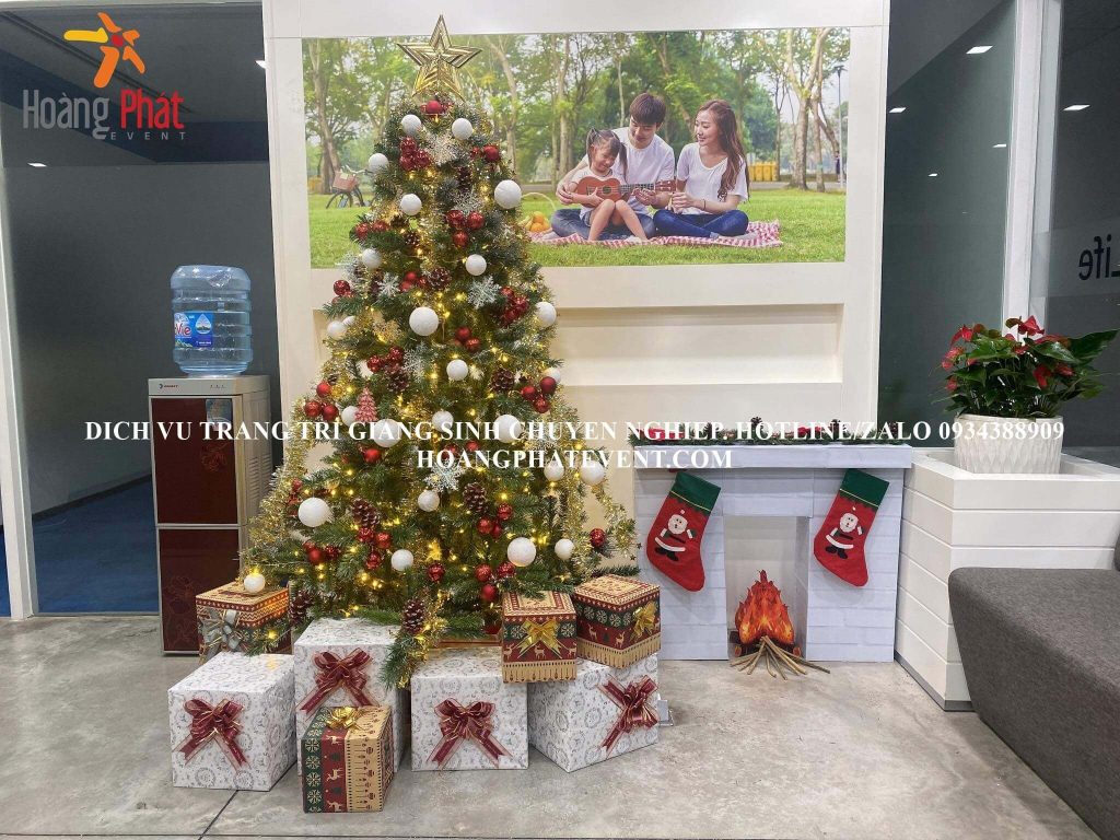 hộp quà trang trí noel giáng sinh