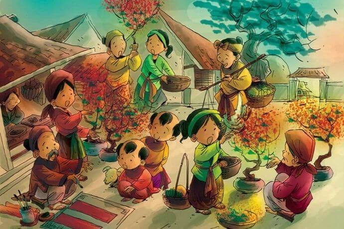 phụ kiện trang trí tết tphcm