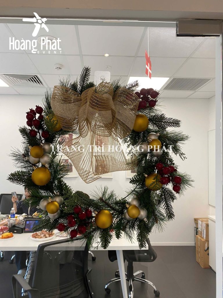 vòng nguyệt quế noel giáng sinh