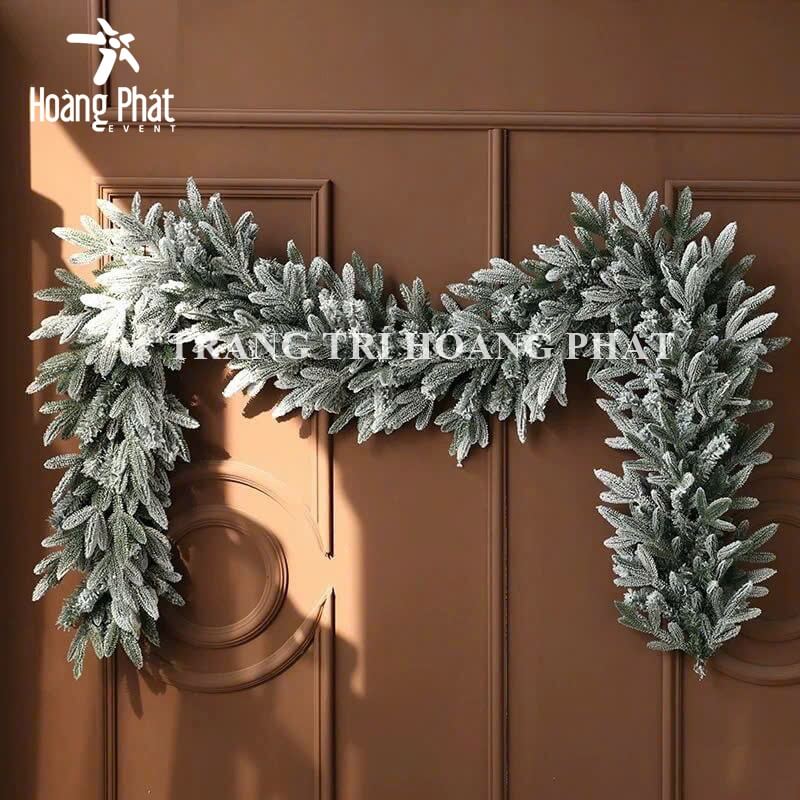dây thông trang trí noel giáng sinh