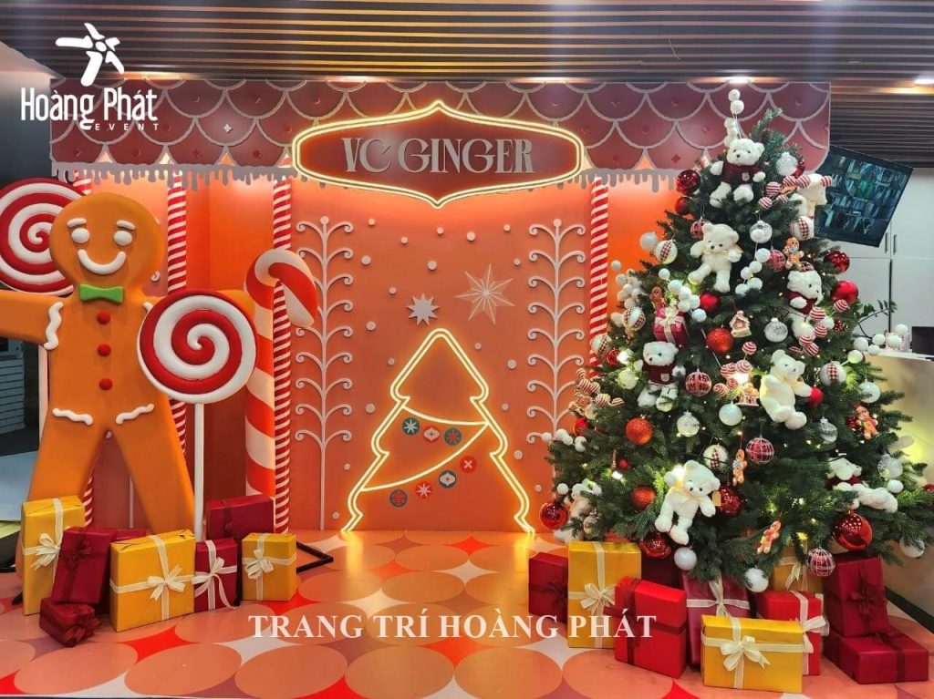 tiểu cảnh trang trí noel giáng sinh trọn gói giá rẻ