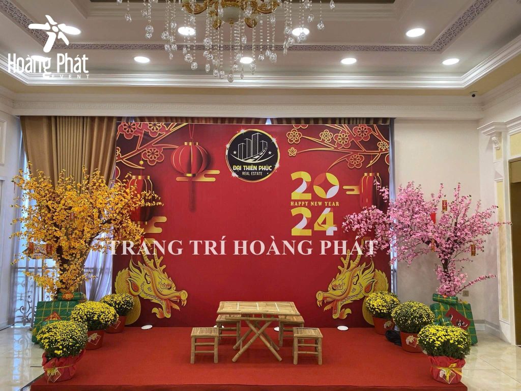 dịch vụ trang trí tiệc tất niên