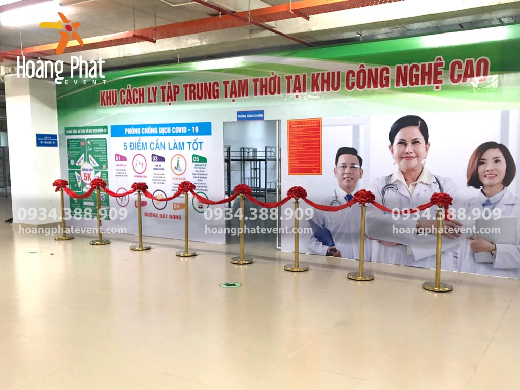 cho thuê trụ cắt băng khai trương khánh thành