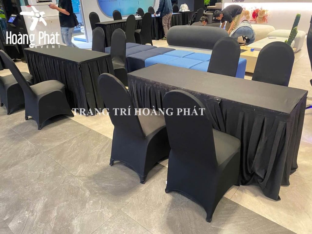 cho thuê ghế banquet ghế nệm tựa lưng