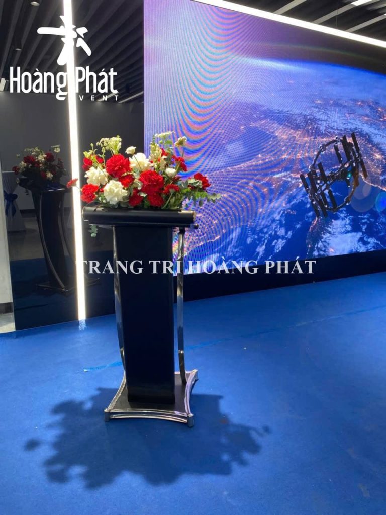 cho thuê bục phát biểu