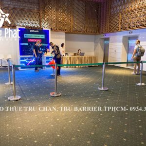 cho thuê trụ inox, trụ barrier