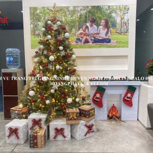 hộp quà trang trí noel giáng sinh