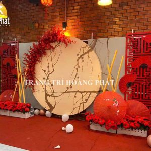 trang trí tiểu cảnh tết văn phòng tphcm