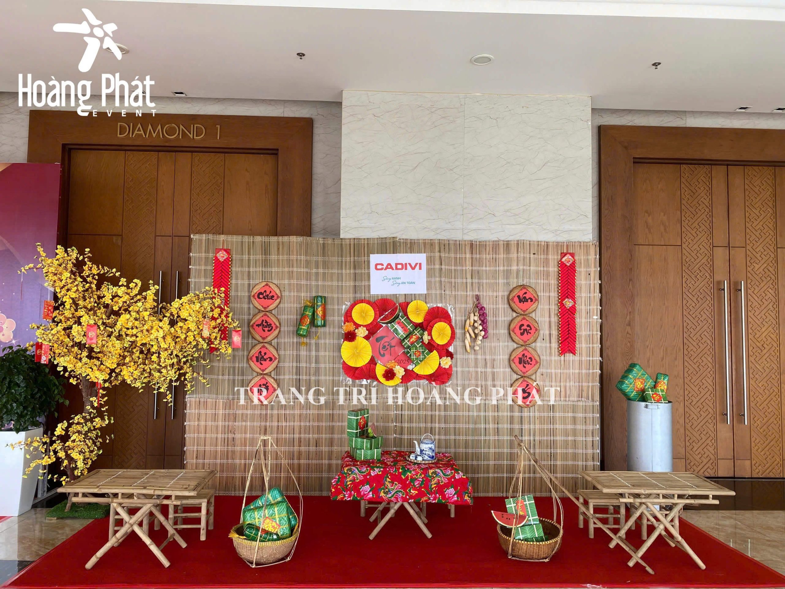 dịch vụ trang trí tiệc tất niên