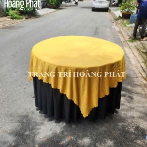 cho thuê bàn tròn inox